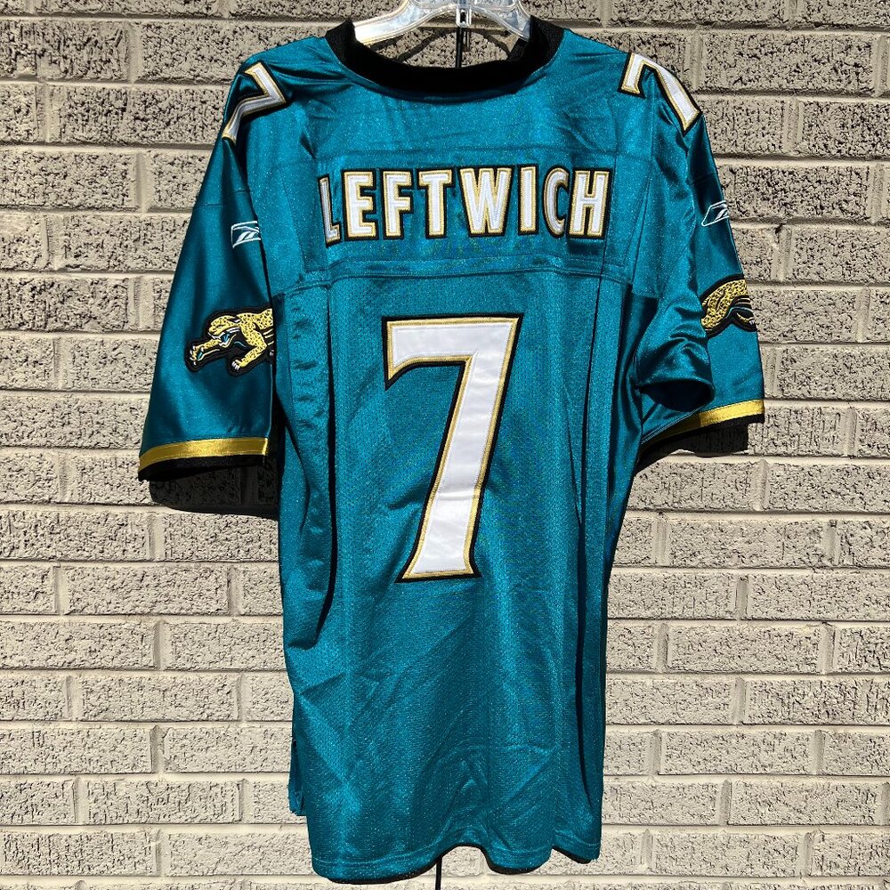 Reebok On Field Byron Leftwich Jacksonville Jaguars #7 Jersey NWT XL 52